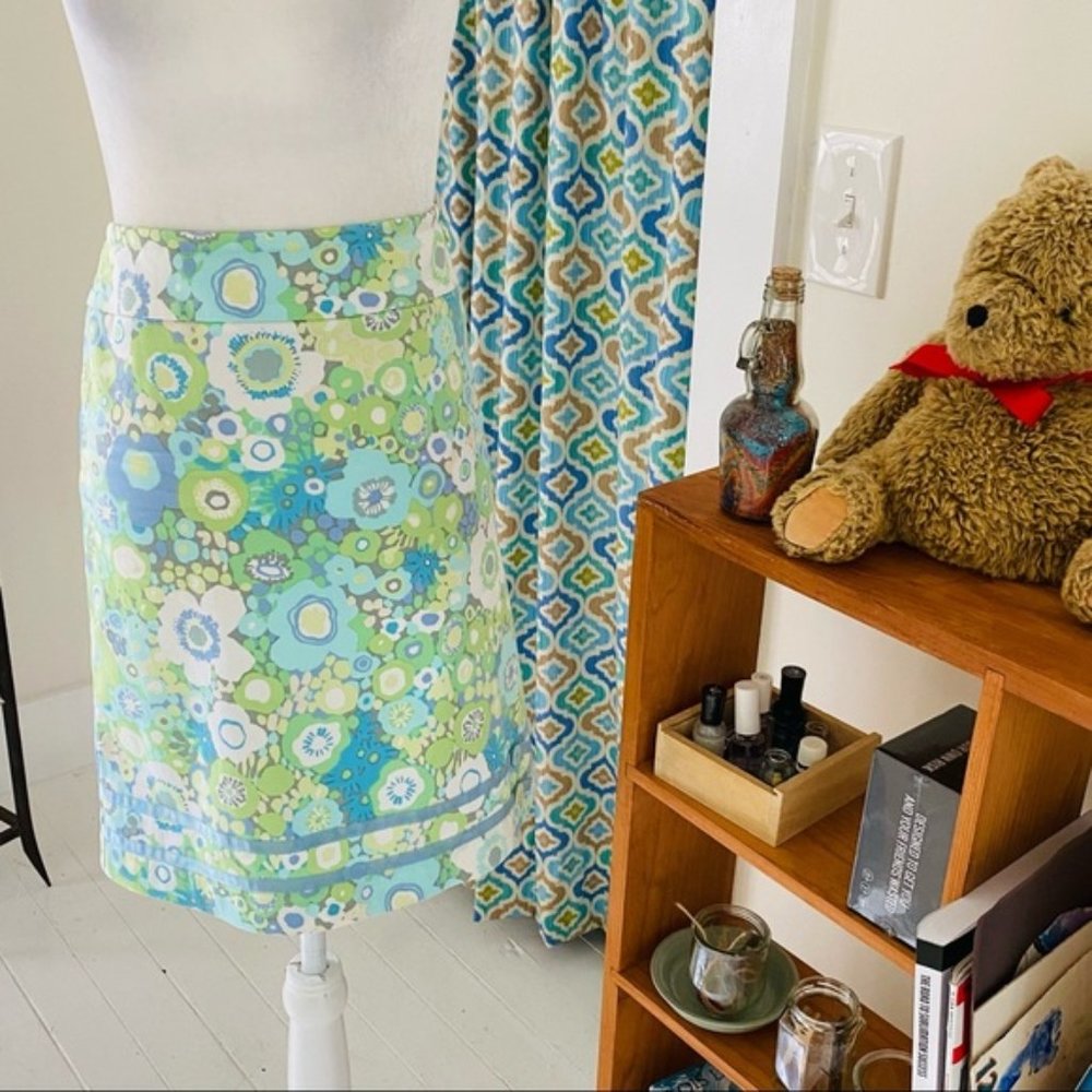 Sigrid Olsen Spring/Floral Skirt (sizes 4)